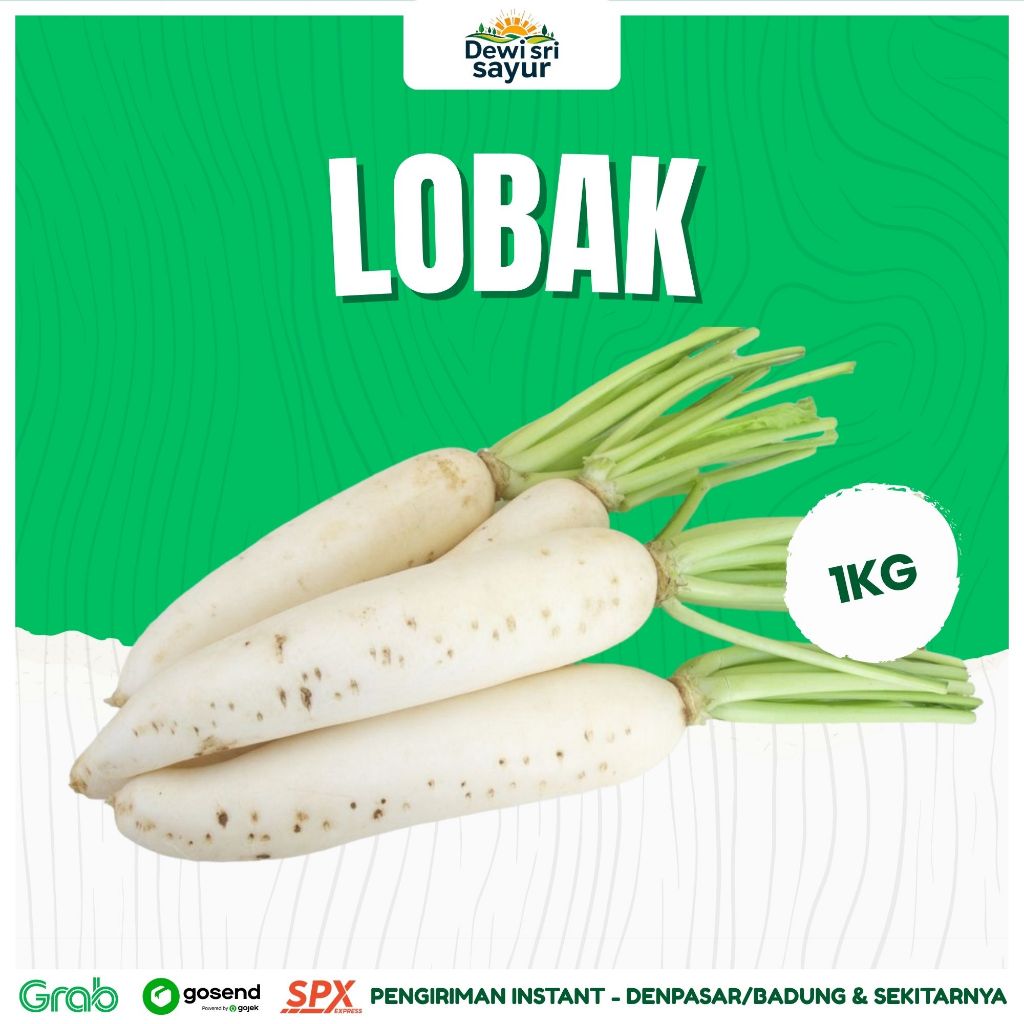 

Lobak Fresh 1kg – Dewi Sri Sayur