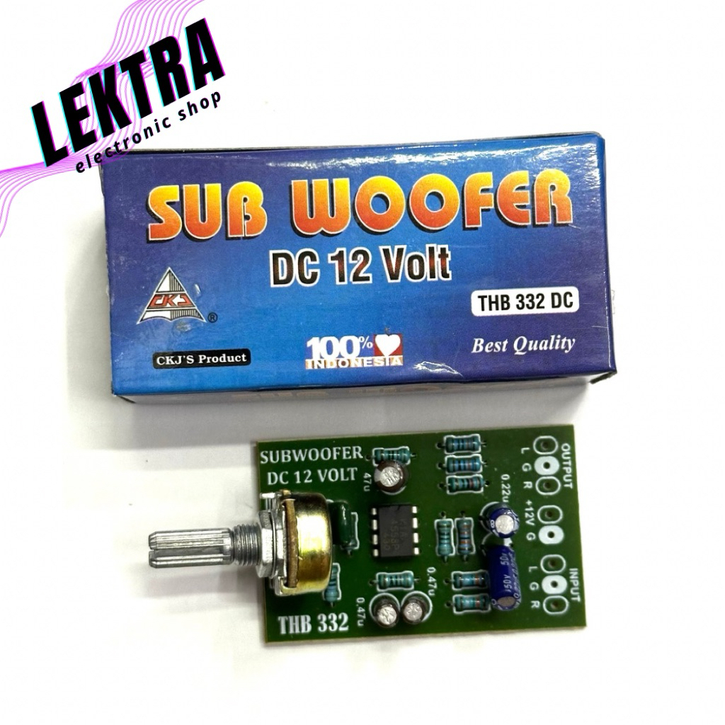 Kit THB 332 DC Sub Woofer 12 Volt v Subwoofer 12volt 12v