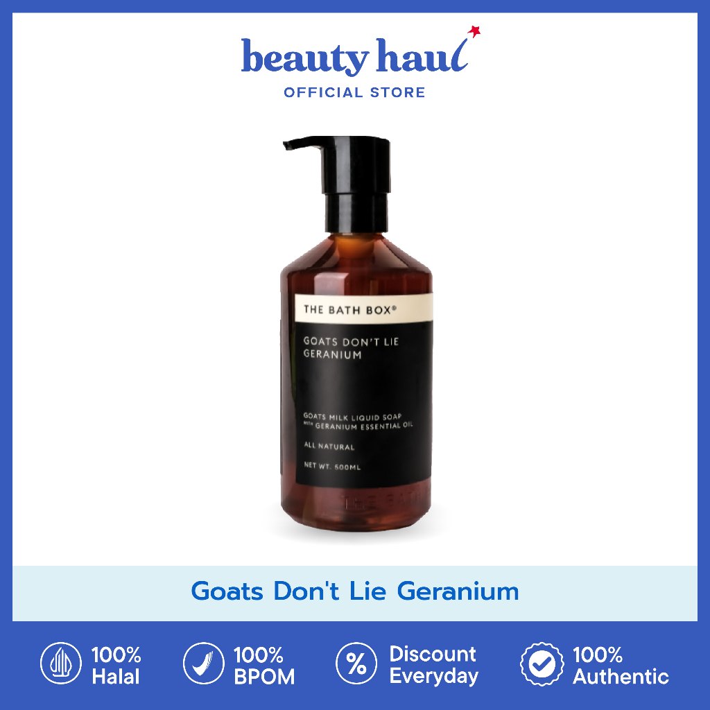 THE BATH BOX Goats Don't Lie Geranium