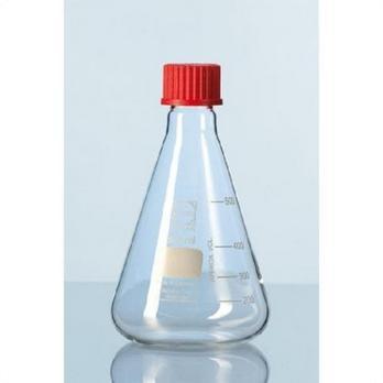 Duran Screwthread Erlenmeyer Flask 250 ml Erlenmeyer dengan Tutup