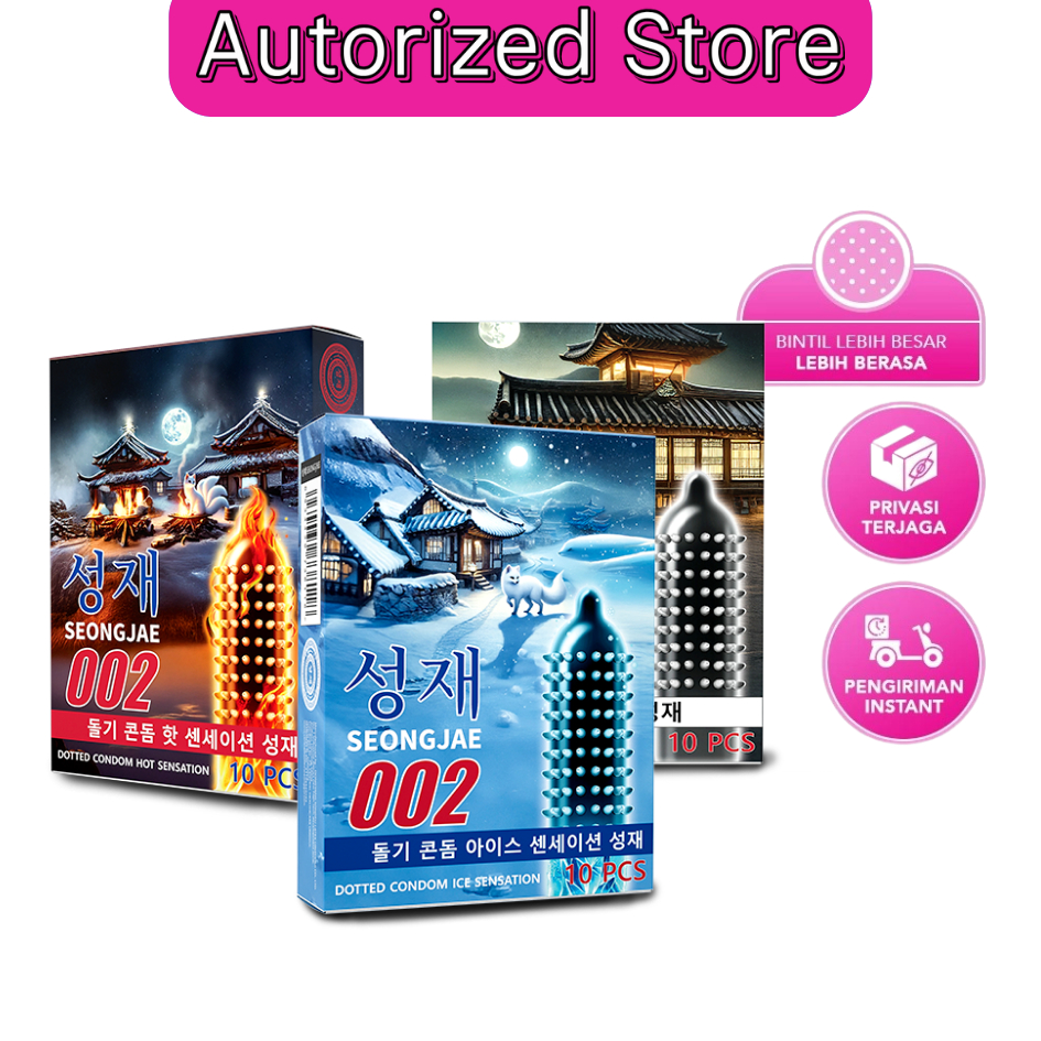 Kondom Gerigi Berduri Tebal 001 Premium - Varian Terlengkap