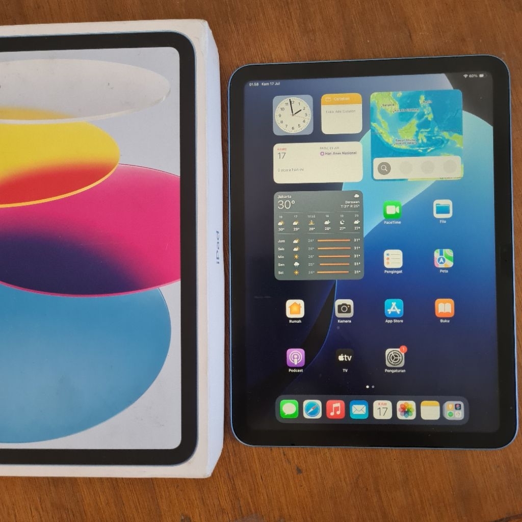 Ipad 10 64gb Wifi Inter Garansi On sampai Nov 25 Second Mulus Lengkap