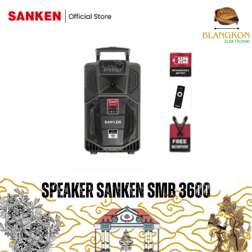 Speaker Sanken Active Portable SMB-3600 Max-Bass