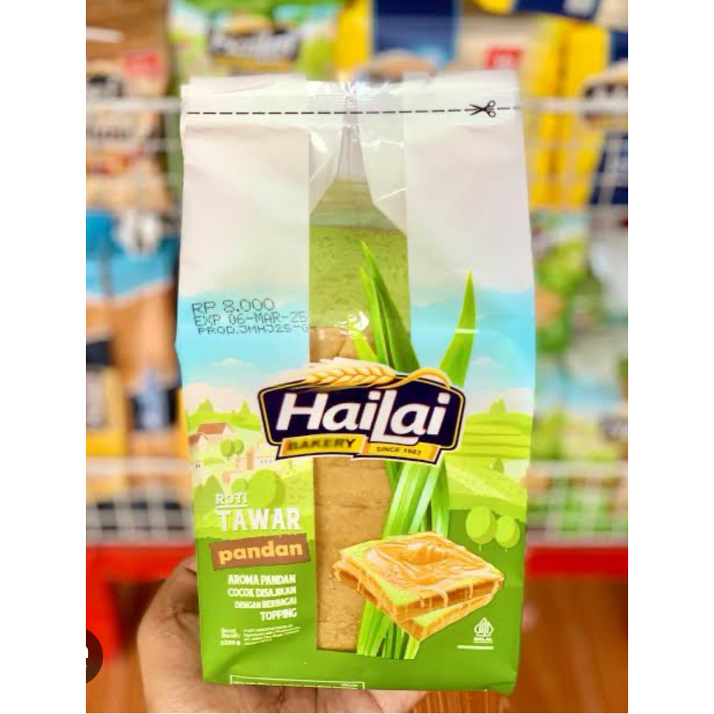

HAILAI roti tawar Pandan 235gram