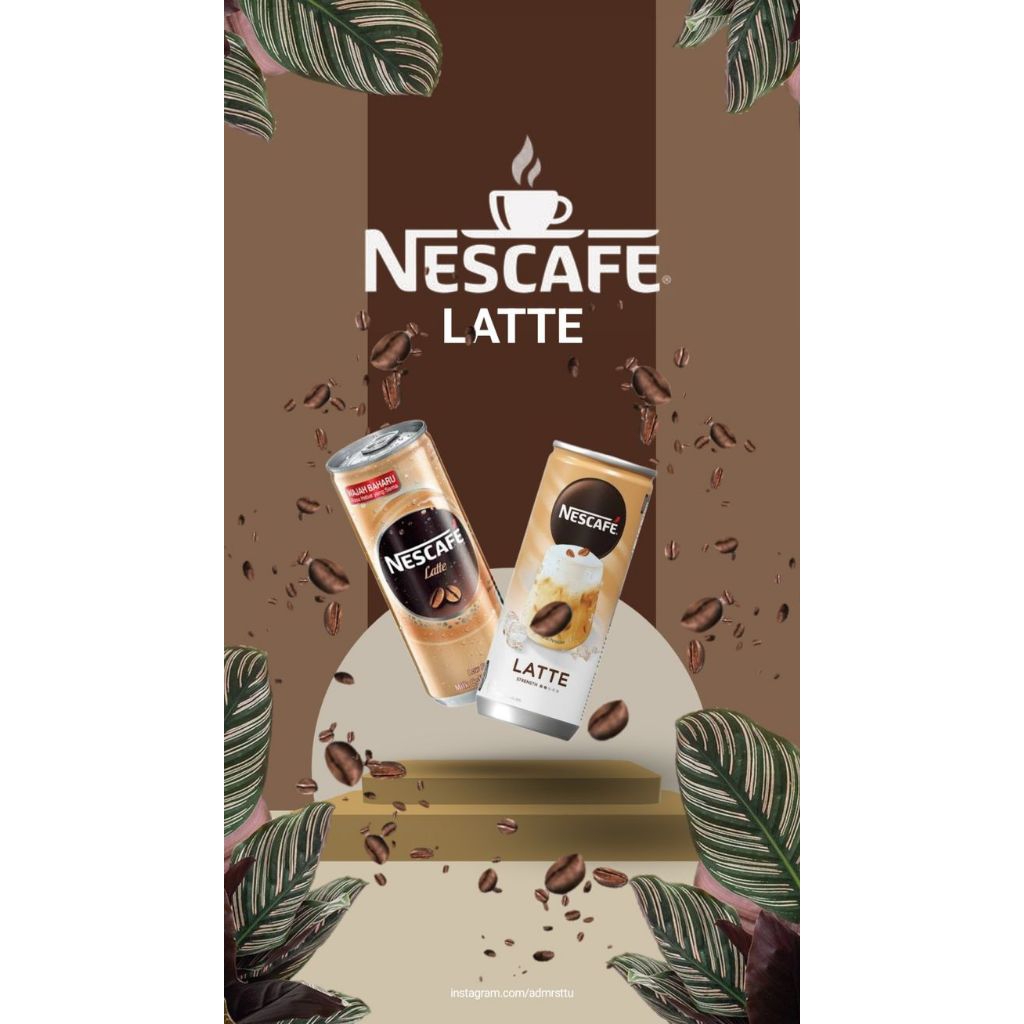 

Kopi Nescafe Kaleng/Nescafe Can LATTE 220ML (1DUS isi 24botol)