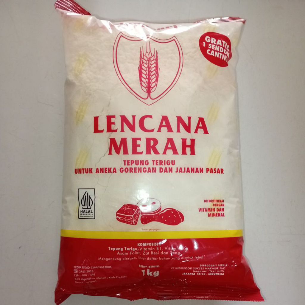 

tepung terigu lencana merah 1kg
