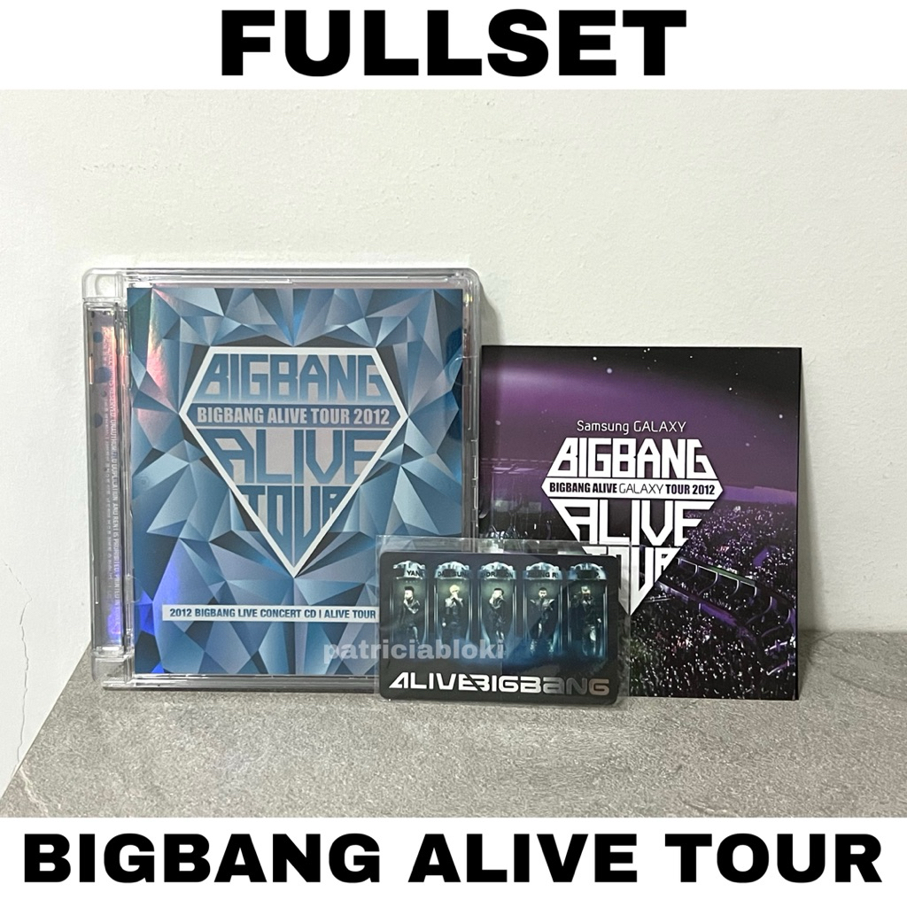 RARE Fullset Album BIGBANG Alive Tour 2012 CD BIG BANG GD GDragon G-Dragon T.O.P TOP Choi Seunghyun 