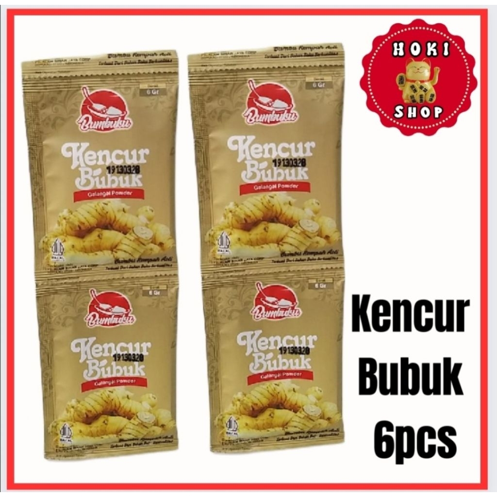 

* Bumbuku Kencur Bubuk 6pcs @6gr / Bubuk Kencur