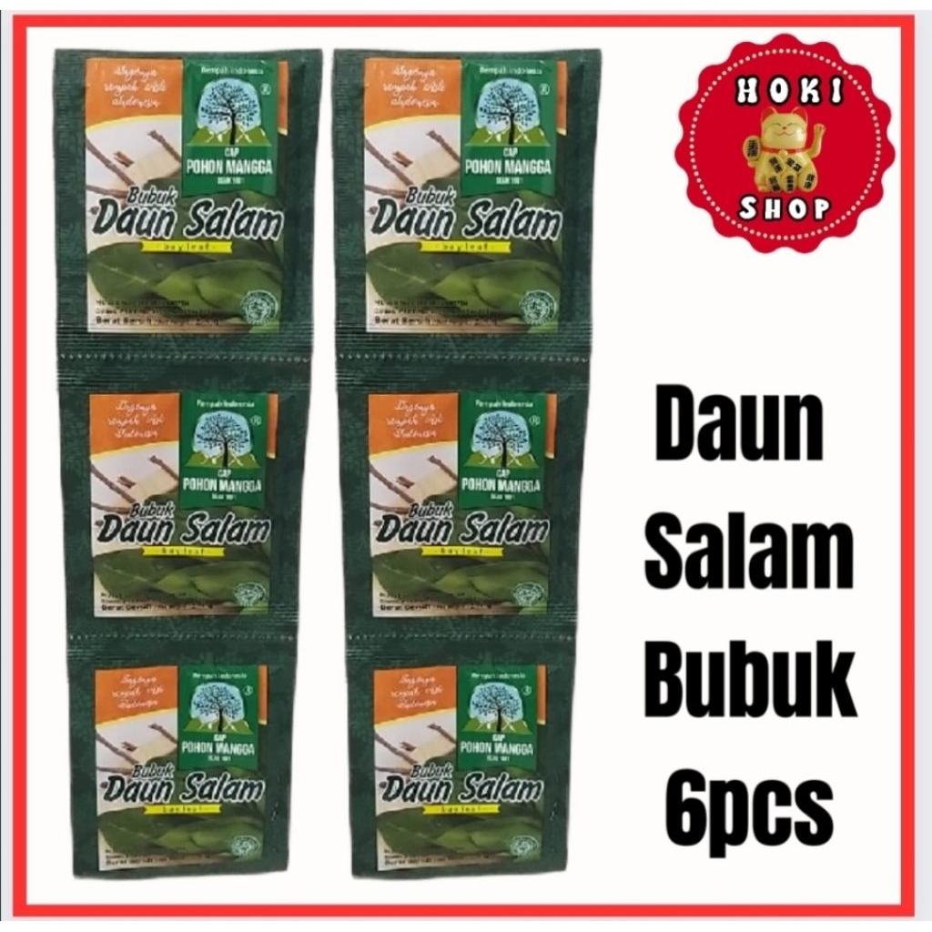 

Daun Salam Bubuk 6pcs @4gr / Daun Salam / Bay Leaf