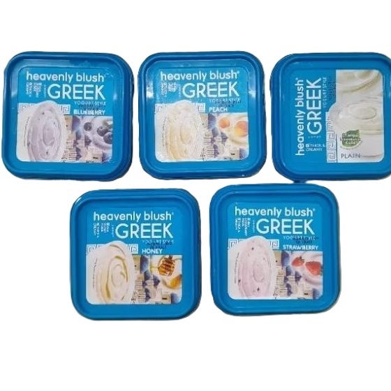 

[oddsolshop] pekanbaru/Heavenly Blush Greek Yogurt 300GR Rasa Strawberry Peach Blueberry Honey