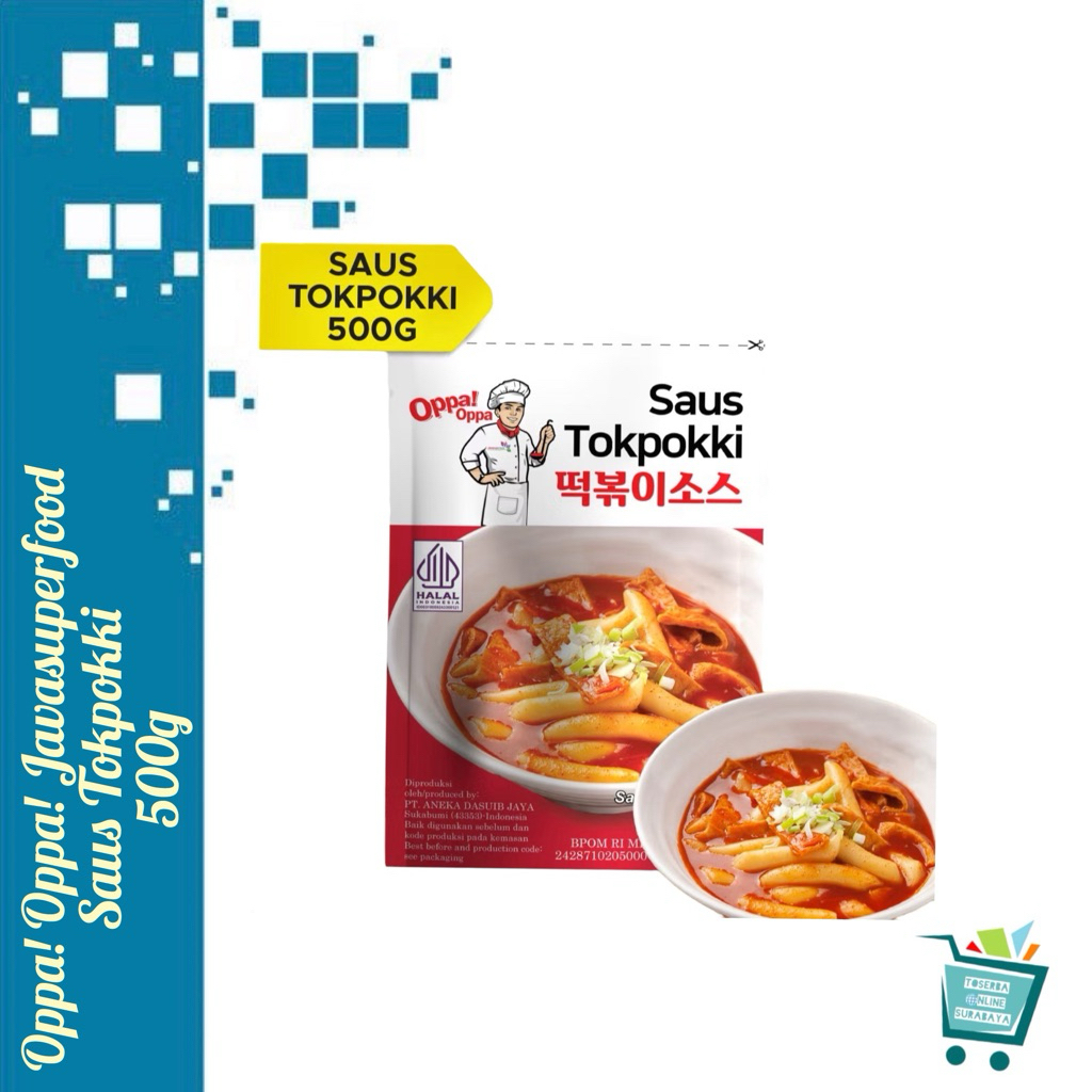 

Saus Tokpokki Topokki Tteokbokki Tteokpokki Ttokpokki/ Tokpokki Sauce Oppa Oppa Java Super Food 500g