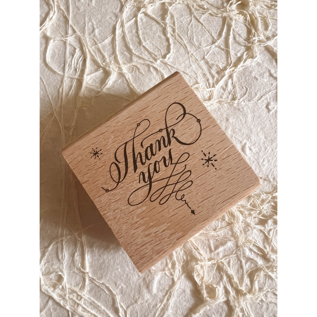 

Meow House Thank You Rubber Stamp
