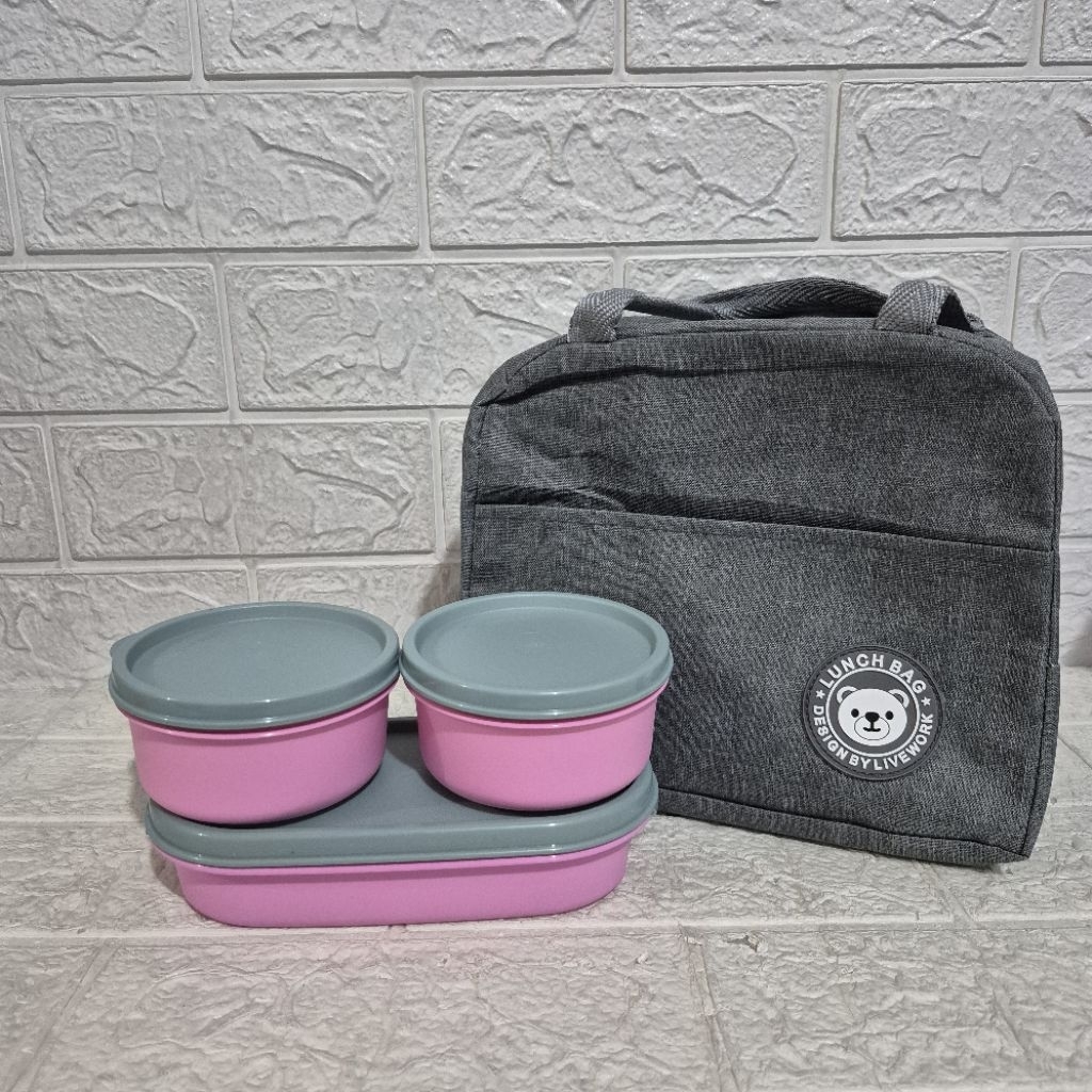 Tempat makan anak lunch set anak tempat makan tupperware