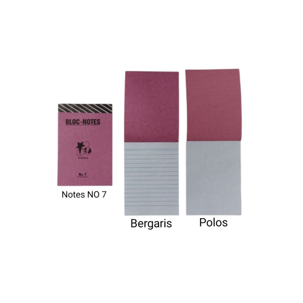 

block note no 7 polos ✓ AH