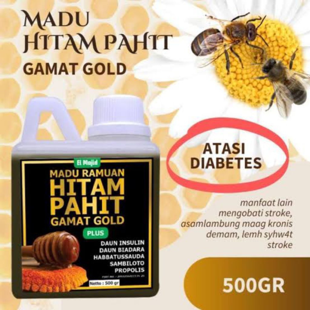 

Madu Pahit Gamat Gold El Majid 500 gr Madu untuk Diabetes