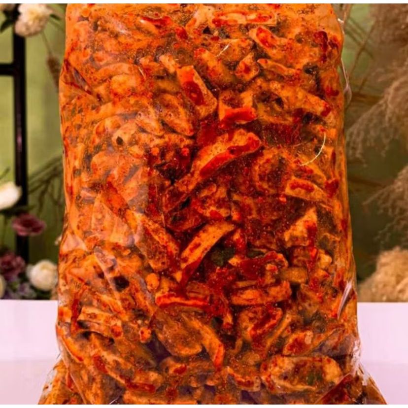 

Basreng Pedas Daun Jeruk 1kg Extra Pedas Cemilan Murah Meriah