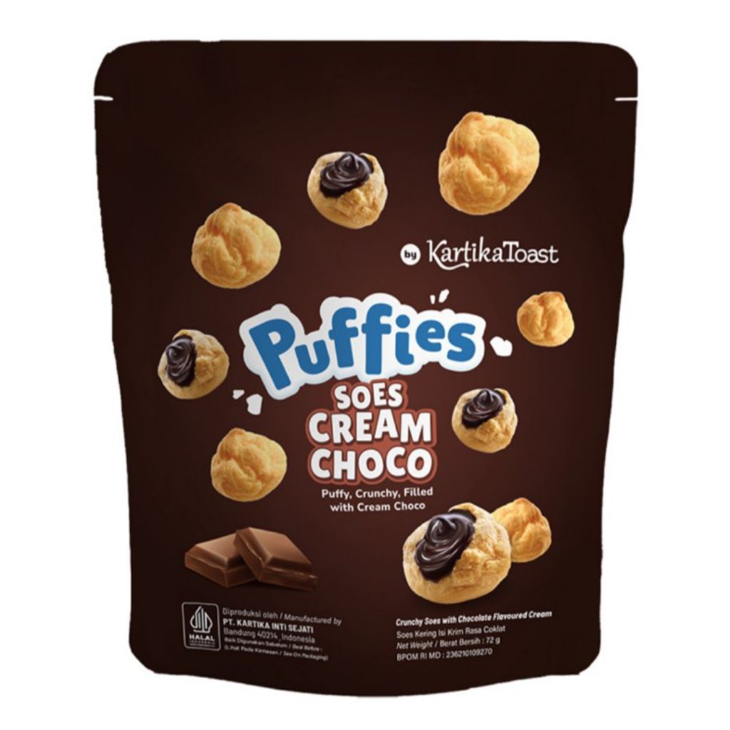 

Kartika Toast Puffies Soes Cream Choco 72 g