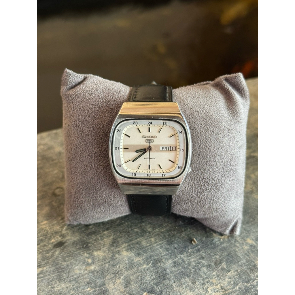 Seiko 5 TV Shape Automatic Jam Tangan Bekas Original