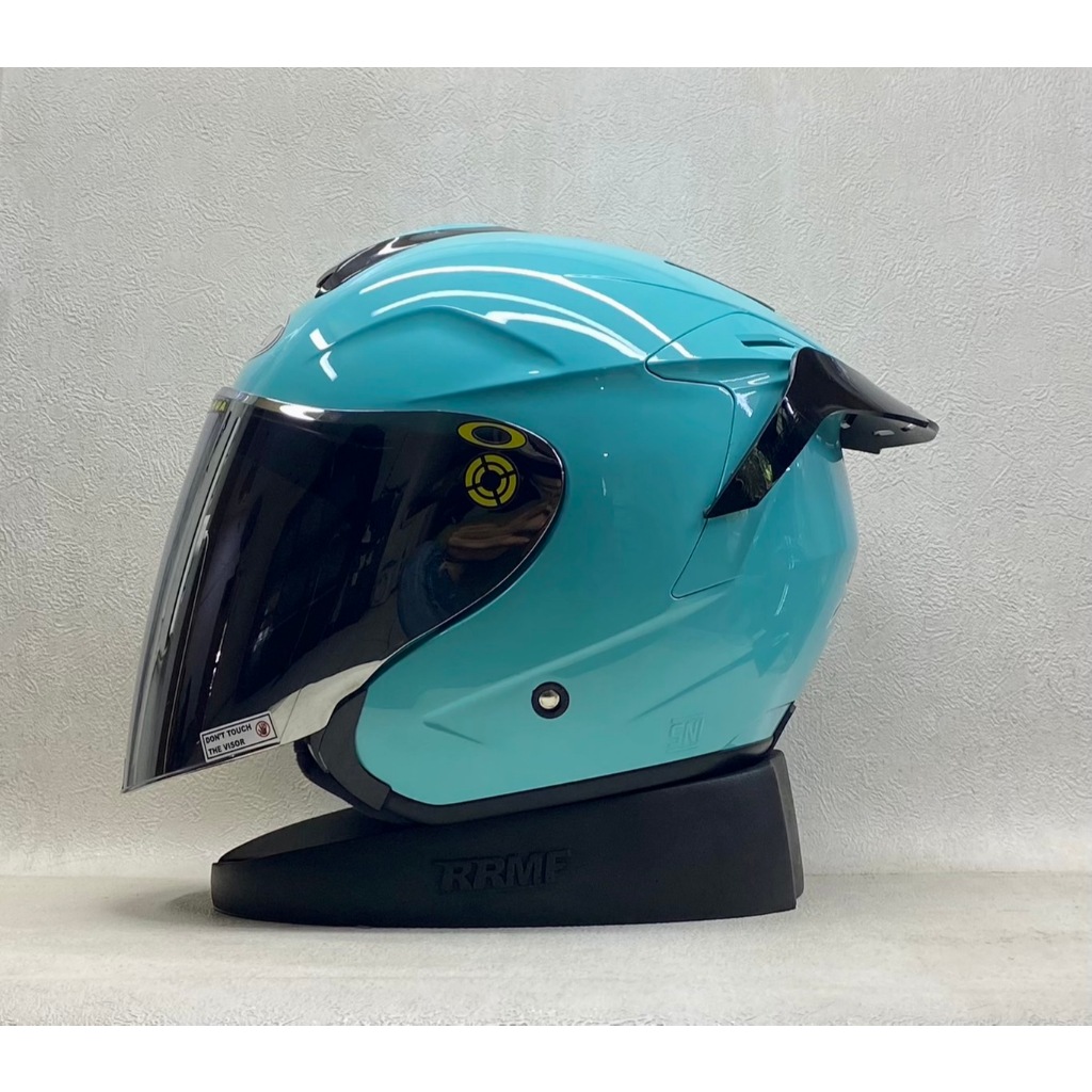 HELM INK DYNAMIC AQUA BLUE PAKET GANTENG SPOILER 2D /  | HELM HALF FACE INK DYNAMIC