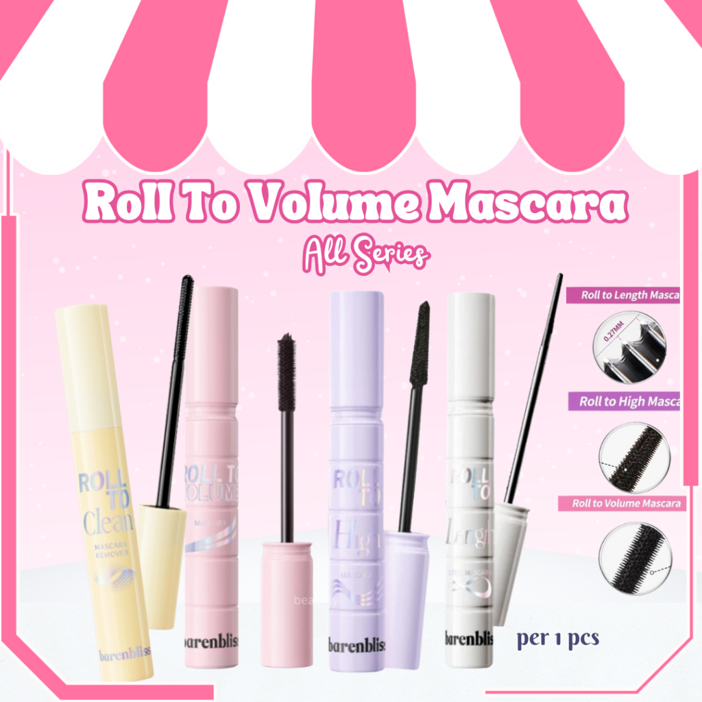 BNB barenbliss Korean Roll To Volume Mascara 「Long Lasting Waterproof Smudgeproof」 / ROLL TO HIGH