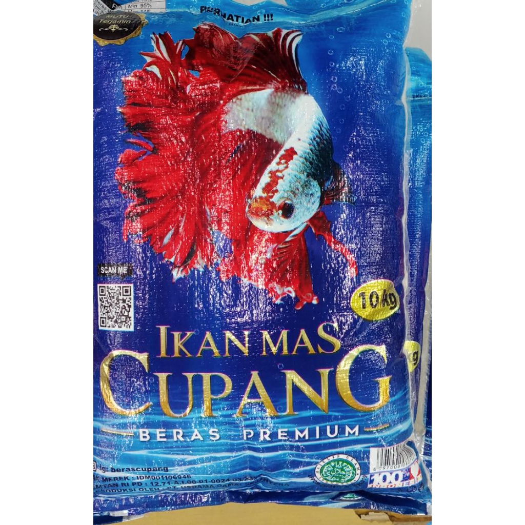 

Beras Cap Cupang / Beras premium Cap cupang ikan mas @10 kg