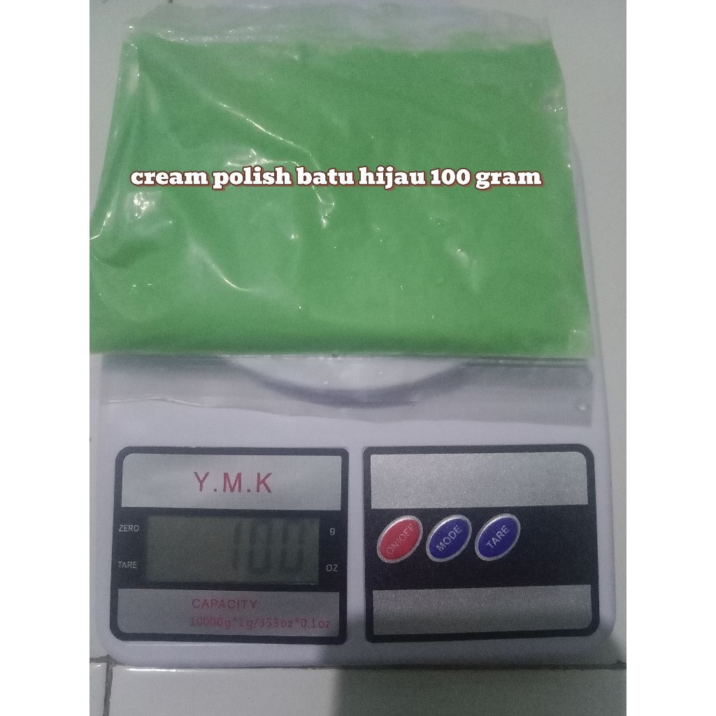 cream pholis batu hijau pengkilap alminium besi mesin motor
