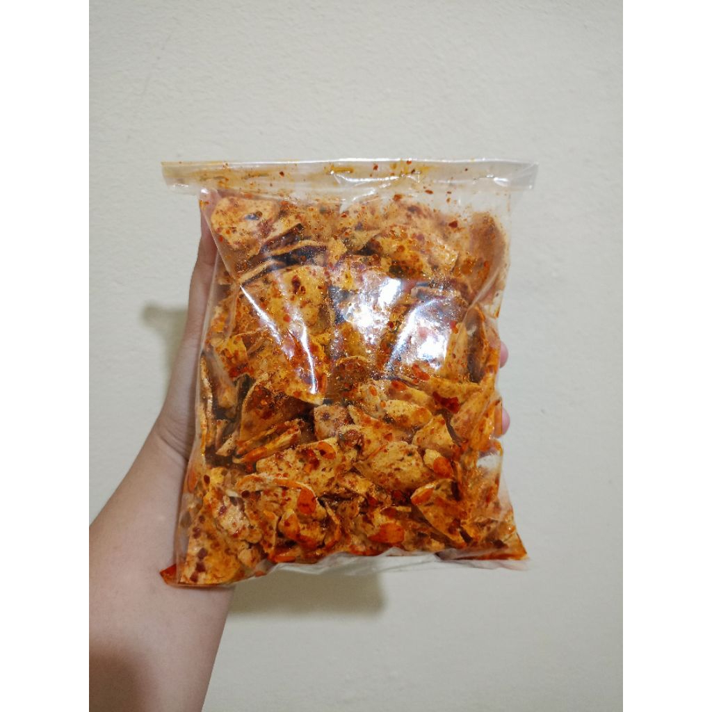 

Basreng pedas/ori daun jeruk