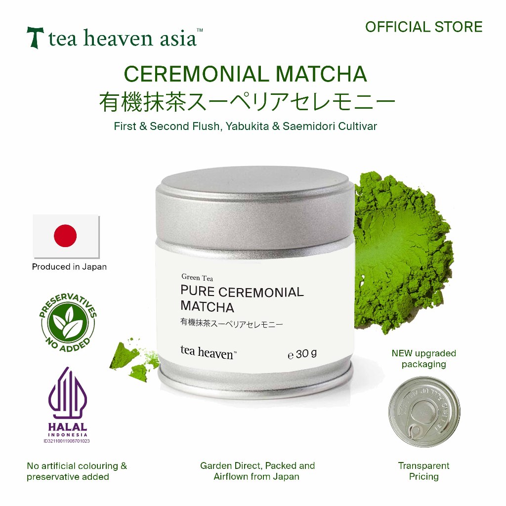 

Tea Heaven Pure Ceremonial Matcha 30gr