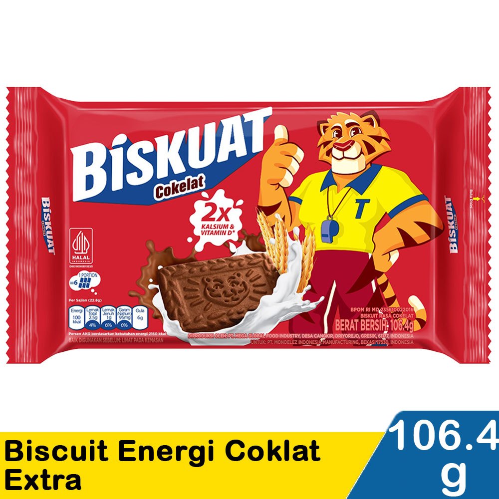 

[oddsolshop] pekanbaru/Biskuat Biskuit Original & Cokelat 106GR Chocolate Plain Biscuit Snack