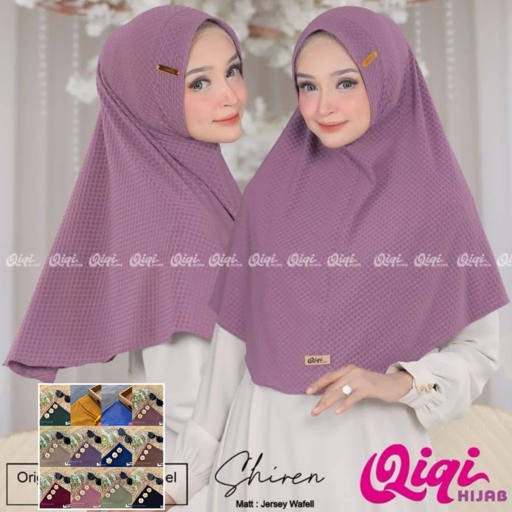 shiren qiqi hijab / hijab jersey wafell / hijab instan