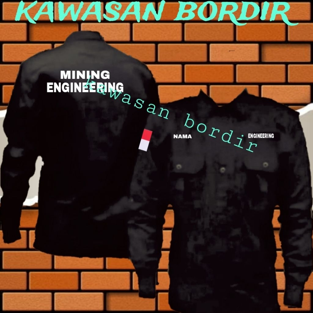 Terbaru kemeja MINING engineering seragam mining engineering baju mining engineering pdh mining engi