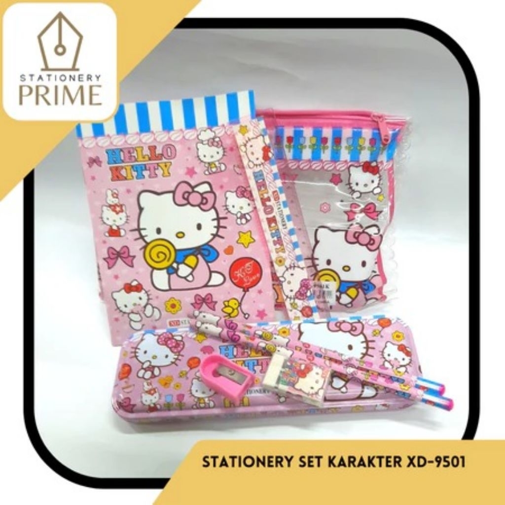 

Stationery Set / Set Alat Tulis Karakter XD-9501