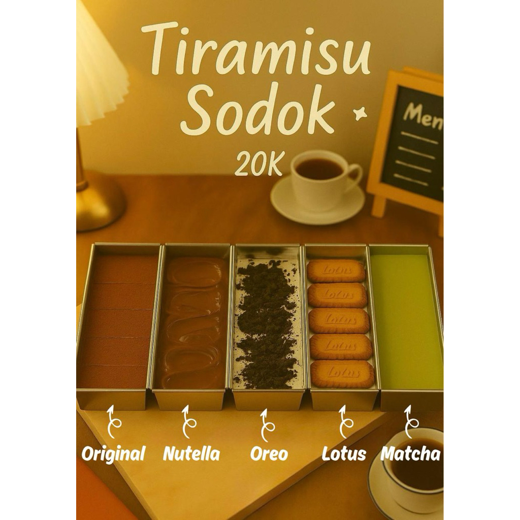 

INSTANT ONLY! Tiramisu Sodok by Crunchy Green