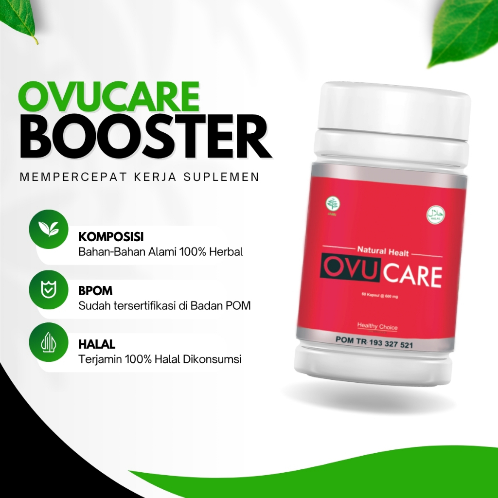 OVUCARE AHCN Suplemen Booster Untuk Mempercepat Kerja Penyubur Pria Wanita
