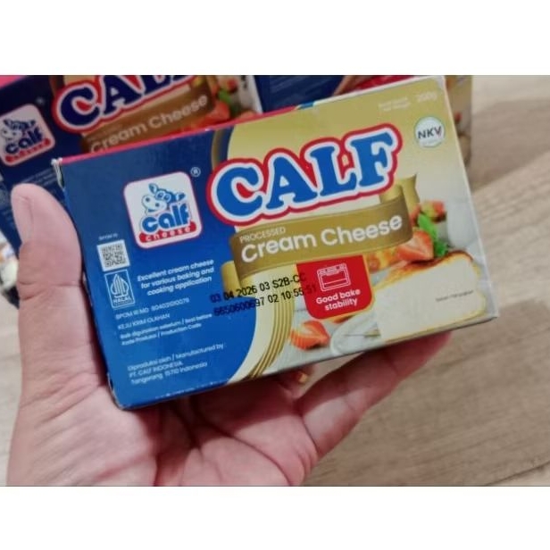 

KRIMCHEESE CREAMCHEESE CALF BAHAN BAKING CHEESE CAKE 200 GR KEMASAN ORI