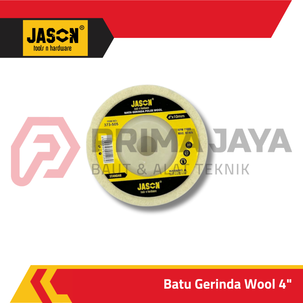 BATU GERINDA POLES WOOL / PAD DISC POLES WOOL 4" JASON