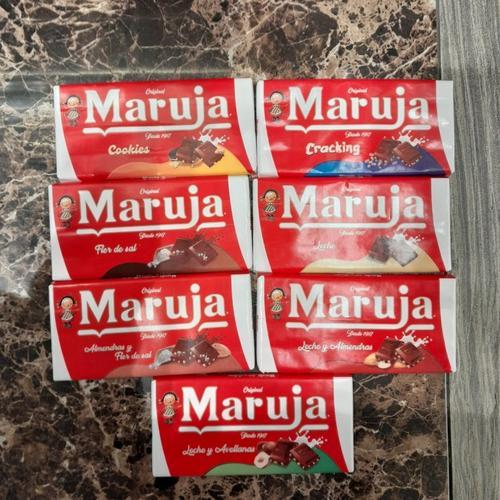 

[oddsolshop] pekanbaru/Maruja Chocolate 100GR Milk Almonds Crispy Rice Hazelnut Almond Salt Milk