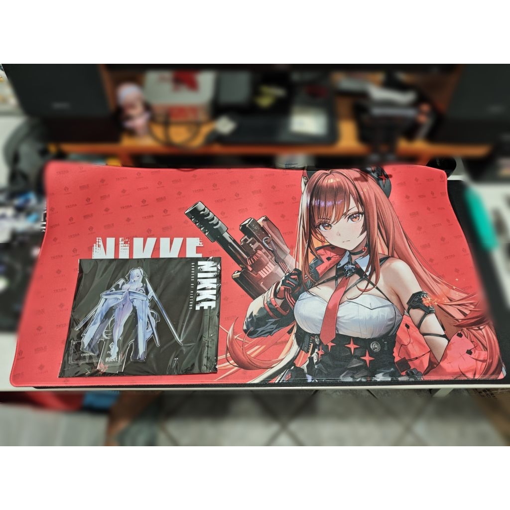 Mousepad Deskmat Nikke - Rapi: Red hood + Akrilik stand Cinderella