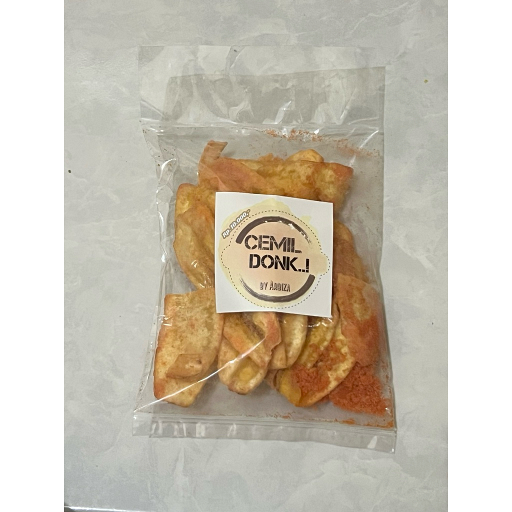 

Keripik Pisang Kepok Rasa BBQ 100gr