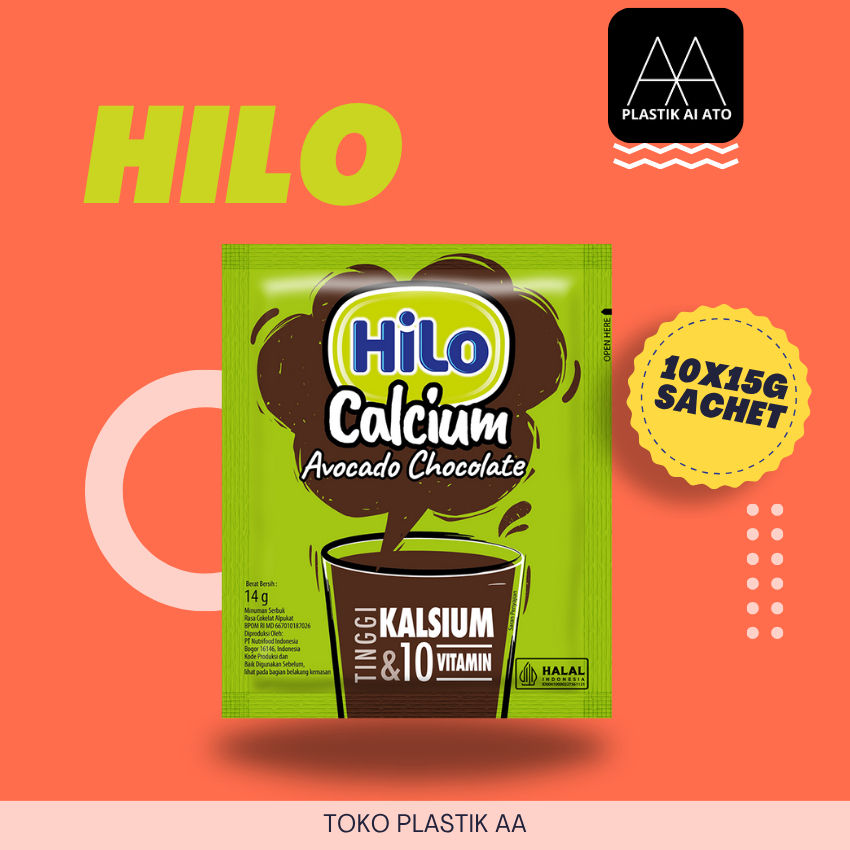 

HILO AVOCADO CHOCOLATE 10 sachet x 15gr / Hilo Ranceng / saset