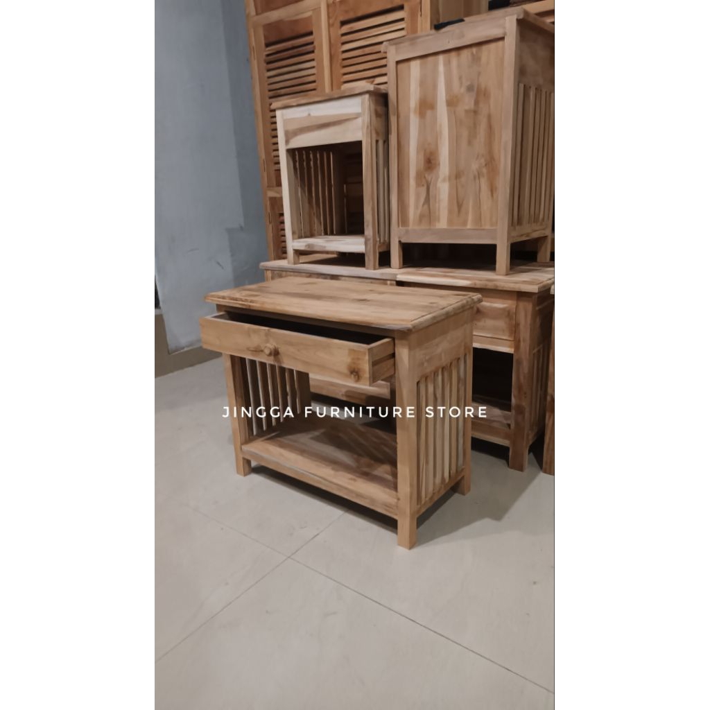 Meja Nakas Minimalis Laci Meja Tulis Meja Kopi Meja Teras Meja Dispenser Rak Dapur Rak Bumbu