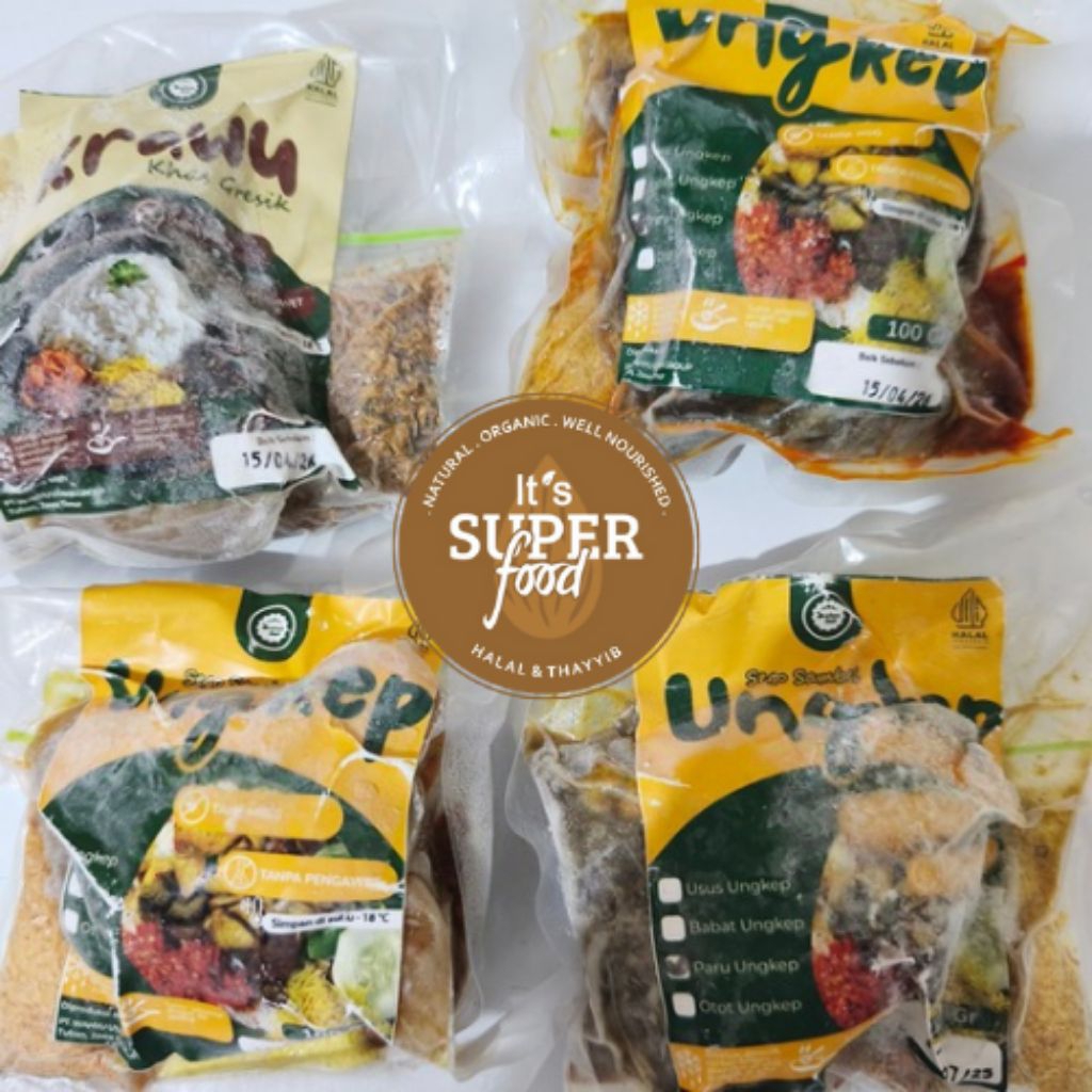 

Paket Krawu & Sego Sambel Daging Sapi Organic Wahyu Beef | Organic Grassfed Beef | Makanan Siap Saji | Simple | Praktis