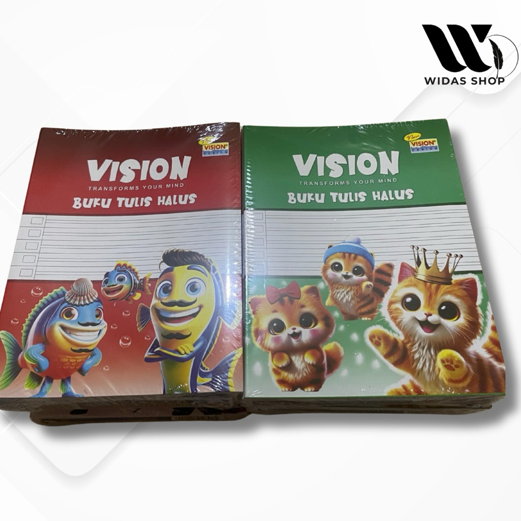 

Buku Tulis Halus VISION 38 lembar (10 Buku)