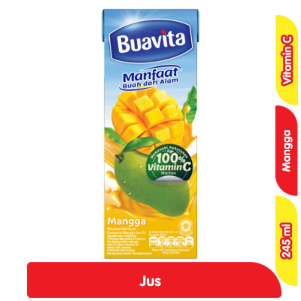 

Buavita Jus Buah Asli Mangga 245 ml