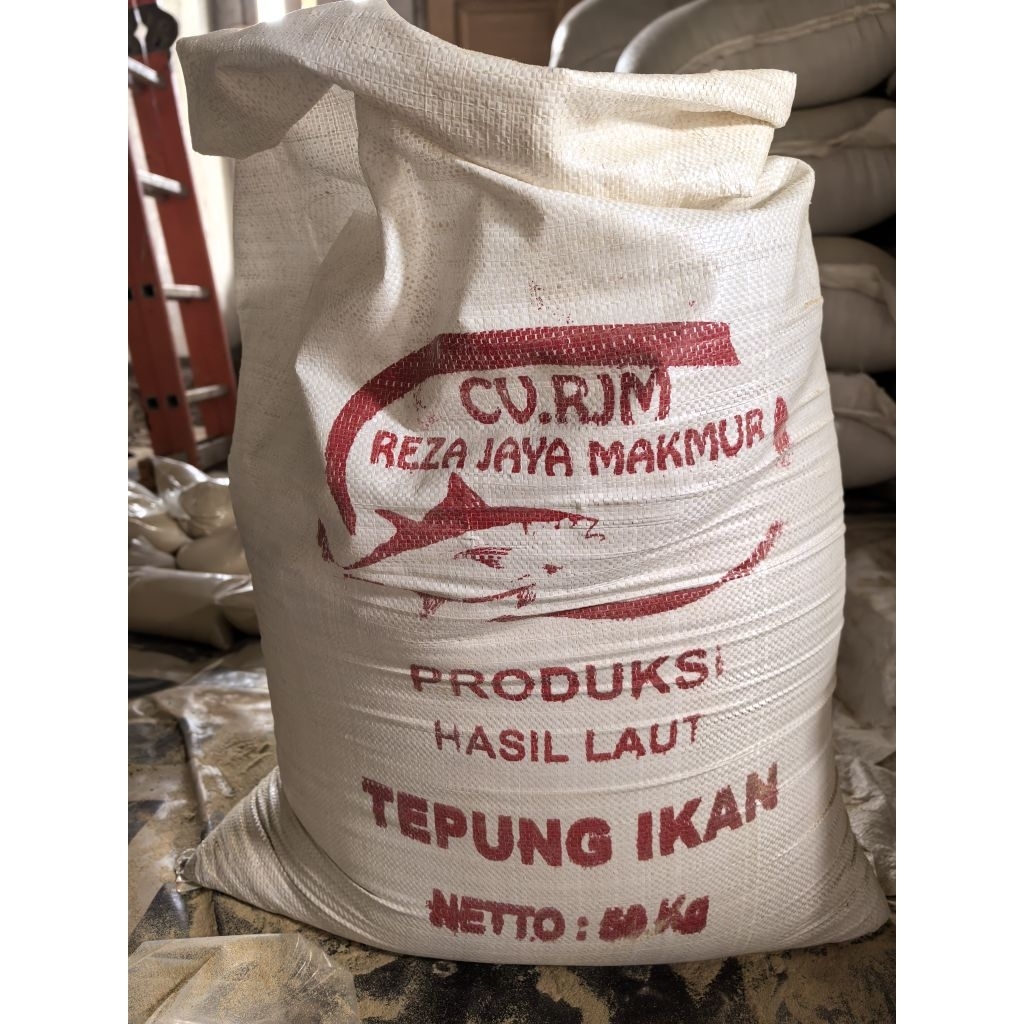 Ready stok tepung ikan 50kg campuran pakan ternak
