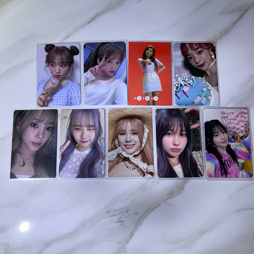 Official Photocard PC IZ*ONE WEEEKLY CSR PC Jo Yuri Kue Nako Ice Cream Hyewon Weeekly Jihan Squid Ga