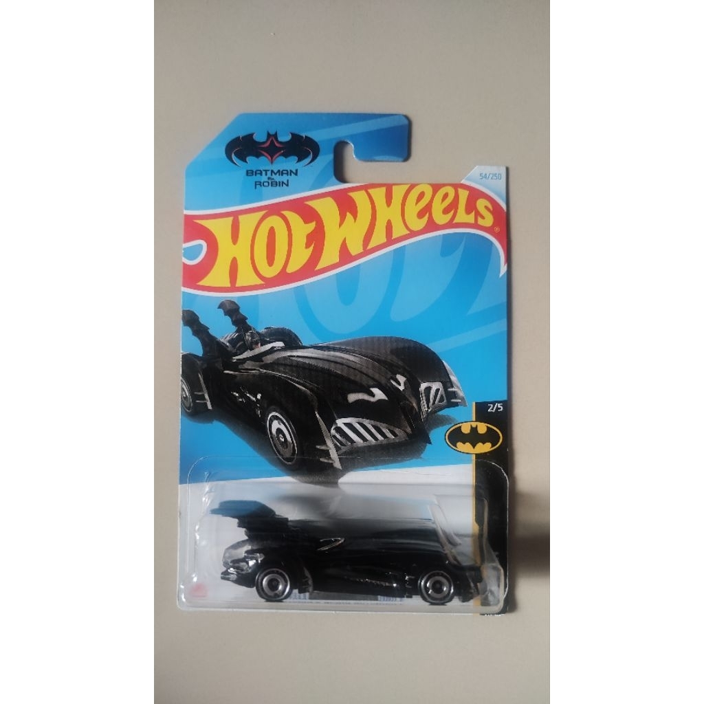 Hotwheels Batmobile Batman and Robin Blue