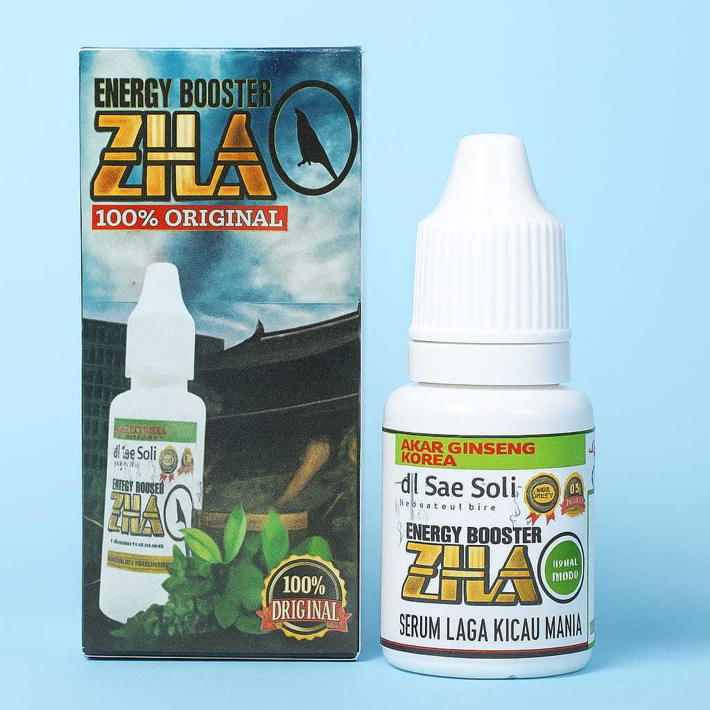 Vitamin Penggacor Seketika Semua Burung Lomba.ZHAO ENERGY BOOSTER 20 ML