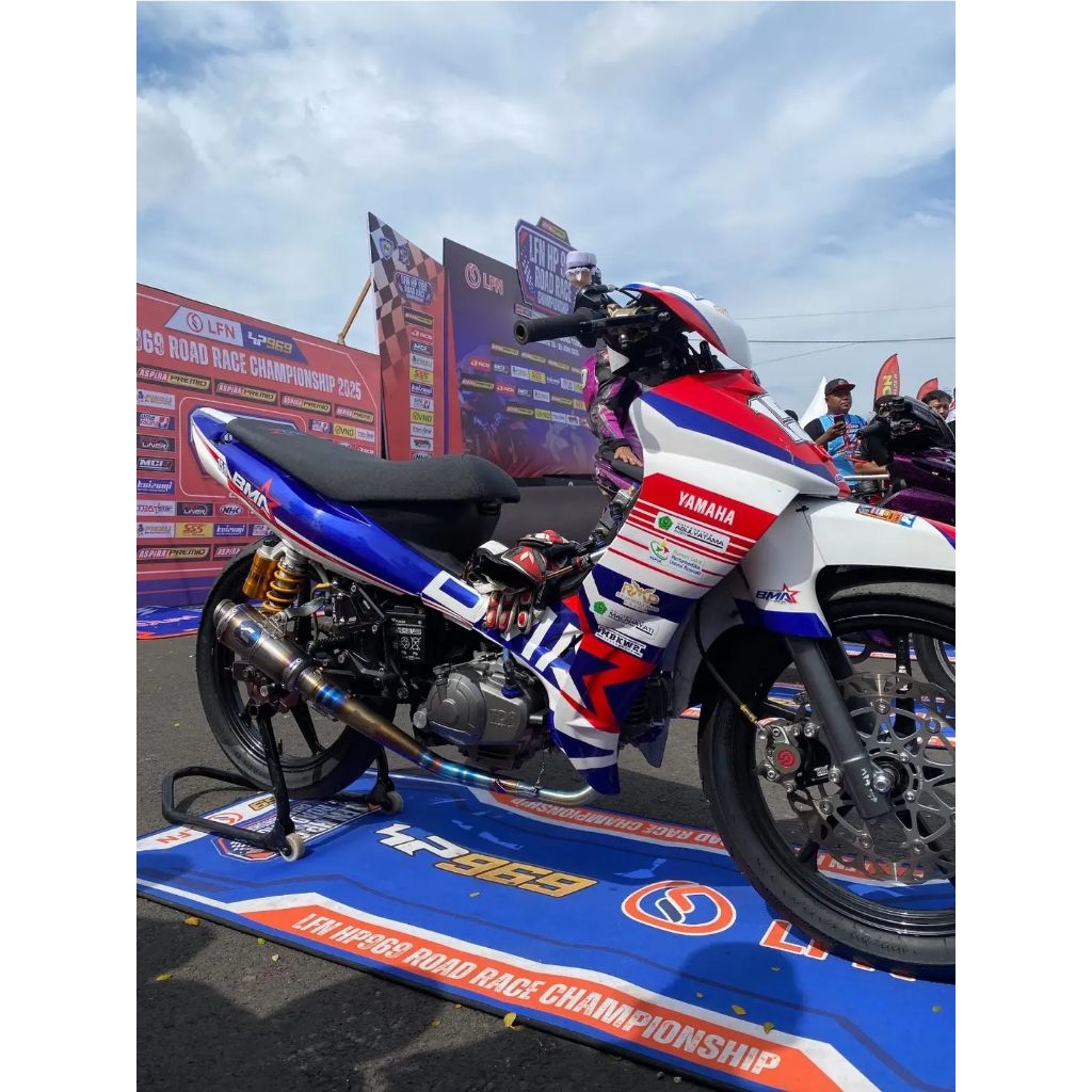 Knalpot Creampie Jupiter Z 5tp Roadrace Titanium