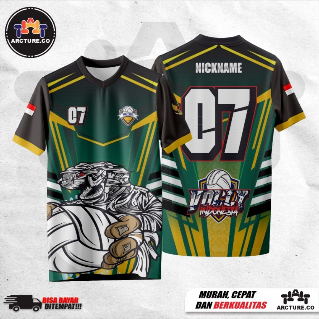Jersey Volly/Jersey Volly Custom Desain Sport